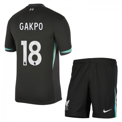 Liverpool Gakpo 18 Pelipaita Vieras 2024-25 - Lasten Liverpool Gakpo 18 Pelipaita Vieras 2024-25 - Lasten